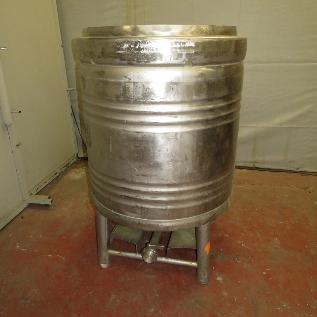 800 Litre Eurocont Stainless Steel Cylindrical Container
