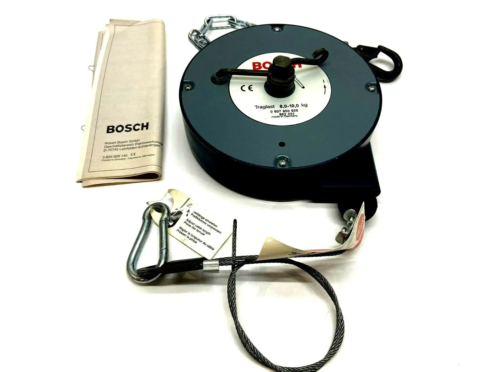0607950926862012 | Bosch  Cable Reel Tool Balancer 8.0-10.0Kg - Used