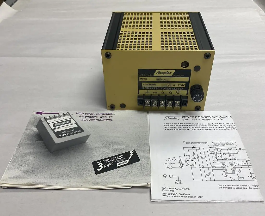 New | in-Stock ACOPIAN VB5G210M Power Supplies Ohio US | Surplus Asset Holdings #1207181