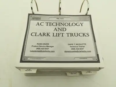 Clark Electric Forklift Service Manual TMX 12-25, EPX 16-20s, ECX20-32, EPX20-30
