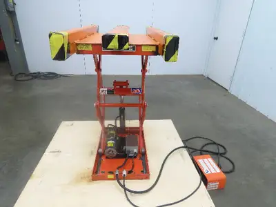 Presto DXS30-10 Compact Double Scissor Lift Table 1000lb 30" Travel 120V 1Ph