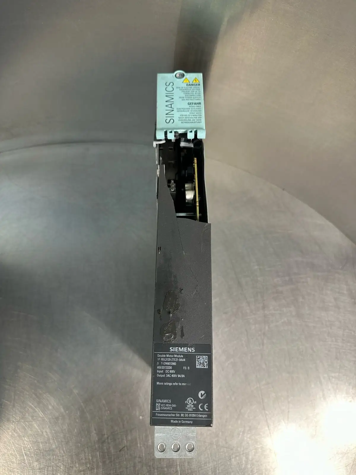 Siemens Sinamics 6SL3120-2TE21-0AA4 Double Motor Mod (8.4.6)
