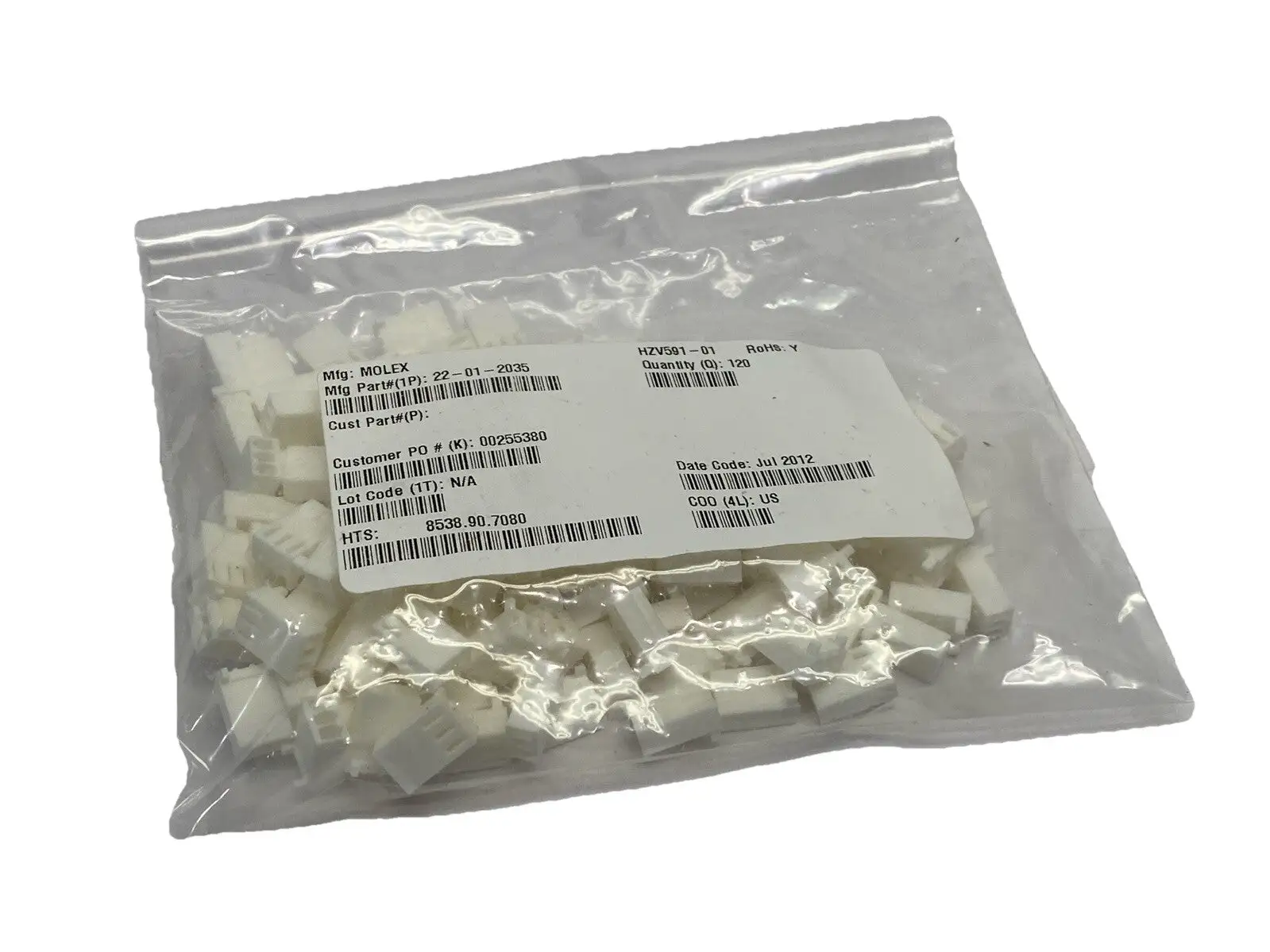 New | in-Stock Molex 22-01-2035 Connector Accessories Michigan US | Maverick Industrial Sales #1400666