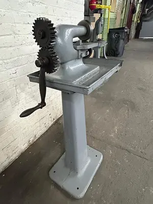 C Williams Hand Operated Floor Model Metal Working Slitter Providence R.I.