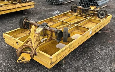 10,000 LBS X 4' X 9' HEAVY DUTY MOBILE TRANSFER / MOVING CART: STOCK #23517