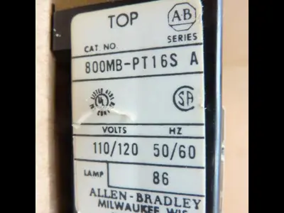 USED ALLEN BRADLEY 800MB-PT16S RED