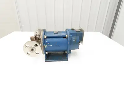 Liquiflo 33FL1 Magnetic Drive Gear Pump 1.45gpm 1/2" Flanged 5:1 Reducer 56C