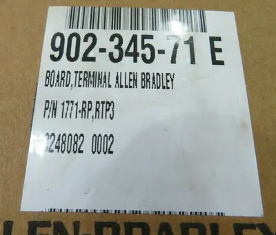 NEW ALLEN BRADLEY 1771-RTP3 TERMINAL BOARD 1771-RP,RTP3 1771RTP3