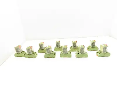 Releco Turck C5-A30 Power Relay 16A 120V 11-Pin Socket  Lot of 10