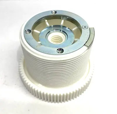 USED MAVERICK INDUSTRIAL SALES PULLEY BLOCK ROLLER, PLASTIC CABLE DRUM UNIT