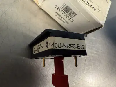 ALLEN BRADLEY 140U-N6L3-E12 / 140UN6L3E12 + 140U-NRP3-E12 Rate Plug (BIN1.2.3)