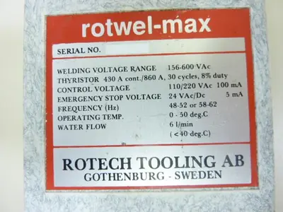 USED ROTECH SYSTEMS ROTWEL-MAX