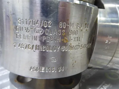 1/2" Perrin PS81H-0H-XTL Series 80-M Two Way Ball Valve Class 900 Used
