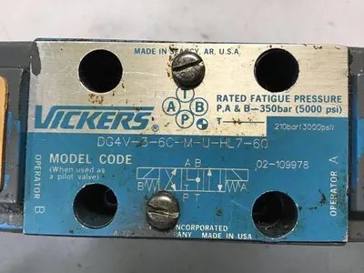USED VICKERS DG4V-3-6C-M-U-HL7-60