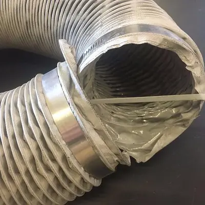 3'' HEAVY DUTY WITH STAINLESS CLAMPS 20''  6 FT LONG