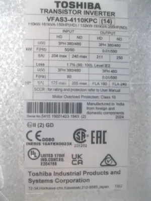 NEW Toshiba VFAS3-4110KPC
