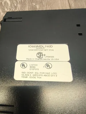 Used GE Fanuc IC693MDL740D PLC Input & Output South Carolina US | ESS Industrial Equipment Sales #1328508