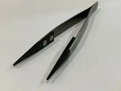 Used Techni-Tool Stainless Steel Tweezers Antiacid Antimagnetic Jeweler’s & Watchmaker’s Tools Michigan US | Maverick Industrial Sales #1487411