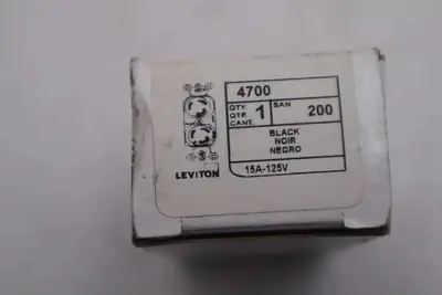 NEW OPEN BOX Leviton 4700 Outlet STOCK K-3375
