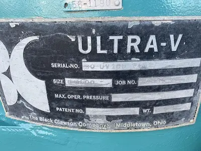 USED BLACK CLAWSON UV100