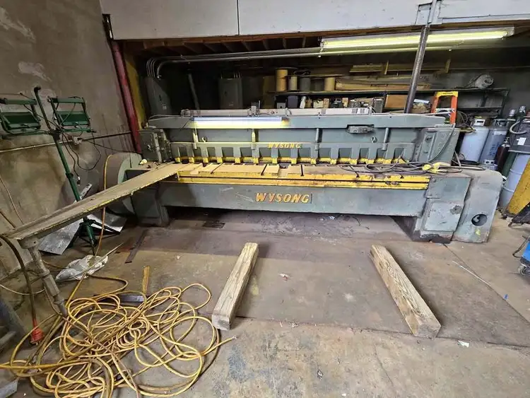 Used WYSONG 1010 Power Squaring Shears (Gauge) Illinois US | Asset Exchange Corporation #835626