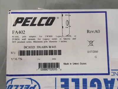 NEW PELCO PA402