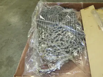 Tsubaki RS50 Steel Roller Chain 2-Strand 3/8" Center Roller 5/8" Pitch 36' x 2"