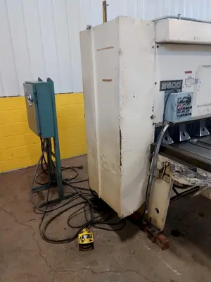 10' x 1/4" CINCINNATI MODEL #2500 CNC HYDRAULIC POWER SHEAR WITH FRONT & BACK GAUGING: STOCK #12587