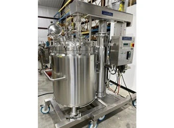 Used FELDMEIER FELDMEIER 140 GALLON 316L STAINLESS STEEL VESSEL WITH SCOTT TURBON MIXER WITH LOAD CELLS Jacketed Tanks New York US | Michael Benalt Inc #1274302
