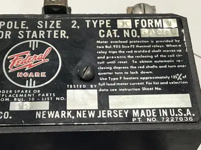 USED FEDERAL ELECTRIC 5A231
