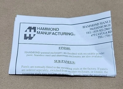 NEW Hammond 1435A