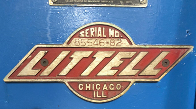 USED 1982 LITTELL MATERIAL HANDLING MACHINERY 438-7PD
