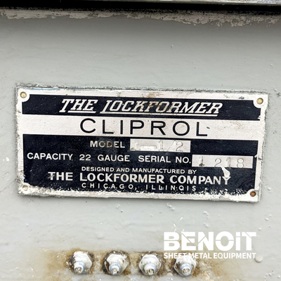 U14471C Lockformer Cliprol Government clip machine