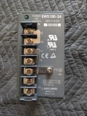 Used NEMIC LAMBDA EWS100-24 AC/DC Power Supplies Missouri US | Up Time Machines #1383915