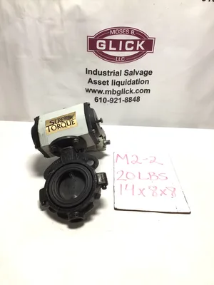 Sure Torque NVS4114-0009F -ST-DA/ST-SR Pneumatic Actuator Butterfly Valve