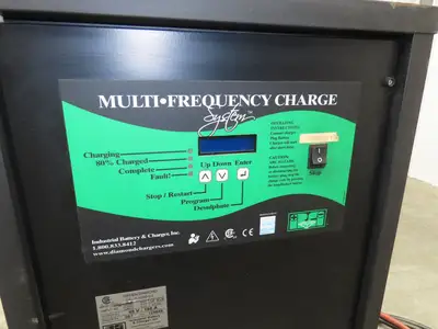 Green Diamond Forklift Battery Charger 48V 180A 925-1000Ah 208/240/480V 3Ph