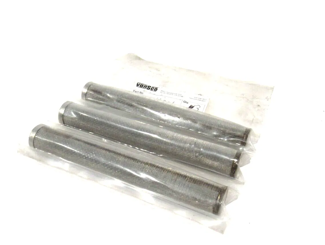 LOT OF 3 NEW VANSCO 593XX366 FILTER SCREENS