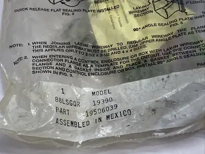 88LSGQR | Hoffman  Wireway Sealing Plate Kit 8" x 8" 19506039 - New