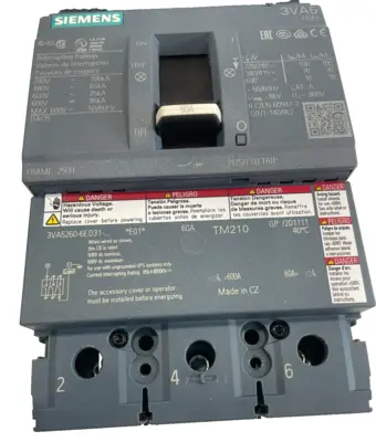 NEW SIEMENS 3VA6110-6HN31-0AA0 CIRCUIT BREAKER 3VA61106HN310AA0