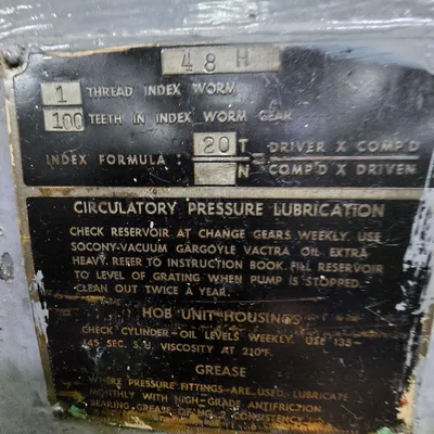 GOULD & EBERHARDT 48HWD GEAR HOBBERS | Piselli Enterprises (8)