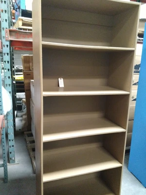Custom Brown  Design Storage Unit Design Furniture 34"X16"X80" 5 Shelves