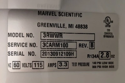 USED MARVEL SCIENTIFIC 3RWWR