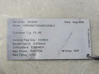 USED 2018 EMERSON 1195F005T1S0160CG2Q8J1
