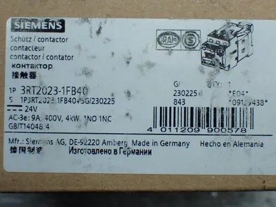 NEW SIEMENS 3RT20231FB40
