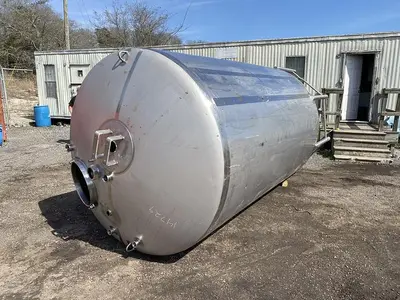 Used 1977 WALKER STAINLESS STEEL MIX Vertical Single Wall Tanks North Carolina US | DH Griffin Used Equipment #1383672