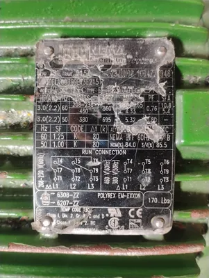 WEG 00309ET3E215T General Purpose Motors | ESS Industrial Equipment Sales (5)