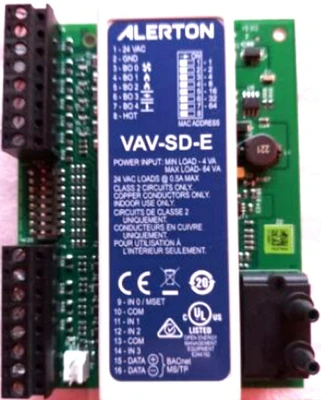 Alerton VAV-SD-E BACnet-Compliant Field Controller, VAV Control [Refurbished]