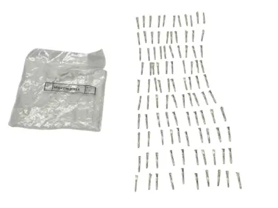 New | in-Stock Amphenol Silver Terminal Crimp Contacts 1.6mm Size LOT OF 100 Electrical Fittings Michigan US | Maverick Industrial Sales #1456813