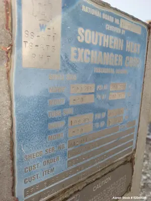 USED SOUTHERN HEAT EXCHANGER 15-144 BEM
