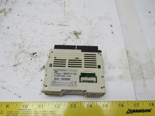 Mitsubishi FX2NC-16EYR-T-DS Programmable Controller Module Card